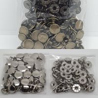 (100 SETS.)หมุดย้ำ 13x9mm. (หัว13mm. ขา9mm.) หน้าเดียว