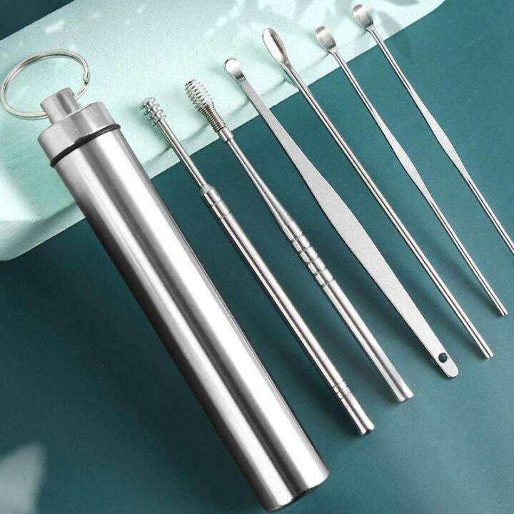 XPERO Ear Cleaner Set，Ear Wax Remover Ear Curette Spiral Ear Spoon
