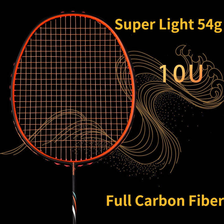 GY 10U 54g Ultra Light Badminton Racket Japan T800 Carbon Fiber