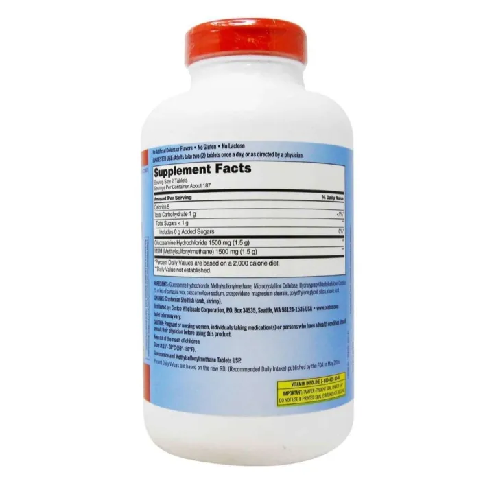 KIRKLAND GLUCOSAMINE HCI WITH MSM Lazada PH