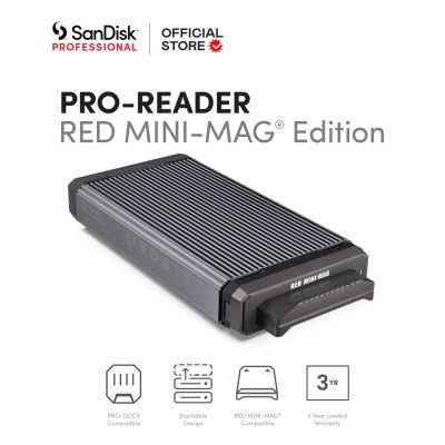 SanDisk Professional PRO-READER RED Mini-Mag Edition (SDPR4G8-0000-GBAND)&nbsp; ประกัน Synnex 3 ปี