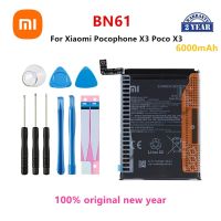 แบตเตอรี่ แท้ Xiaomi Pocophone X3 Poco X3 BN61 New แบต Xiaomi Pocophone X3 Poco X3 NFC/X3 Pro Battery BN61 BN57 6000MAh Xiaomi Poco X3 (Ctt batterry1 ส่งสินค้าทุกวัน)