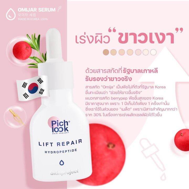 omijar-serum-โอมีจาร์-เซรั่ม-by-pichiook-โทนเนอร์-วิตามิน-เซรั่มเกาหลี-เซรั่มสูตรใหม่-ได้ของแถมฟรี-คลิดเลือกของแถม-ส่งฟรี-ไม่ต้องใช้โค้ด