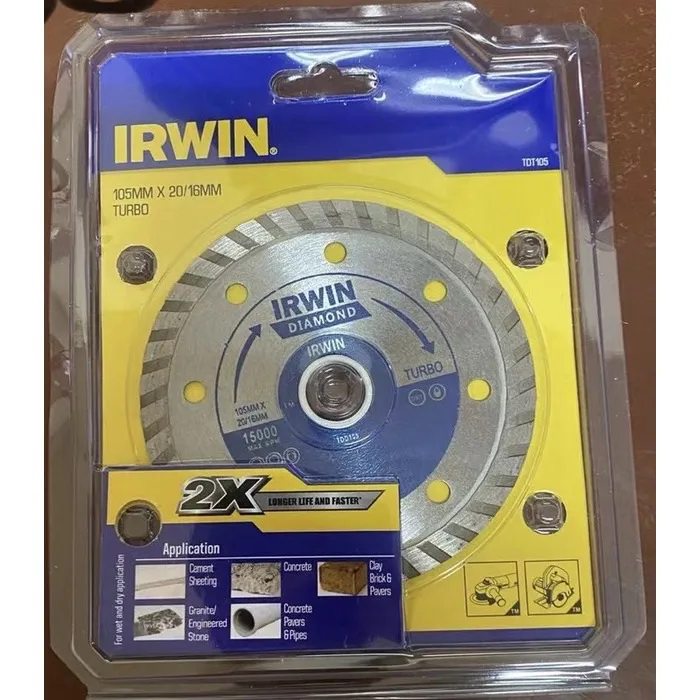 diamond cutting disc for tiles Irwin 4 inches Lazada PH