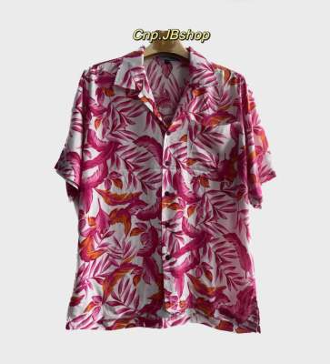 Hawaii Shirt เสื้อฮาวาย  เสื้อเชิ้ต เสื้อลายดอก เสื้อเชิ้ตแขนสั้น ฟรีไซส์ ใส่ได้ทั้งชายและหญิง ทรงโคล่ง ผ้าสปัน ใส่สบาย พร้อมส่ง