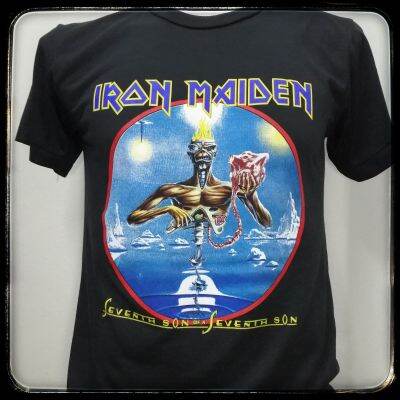 เสื้อ​วง​Iron​Maiden​ผ้า​บาง​50