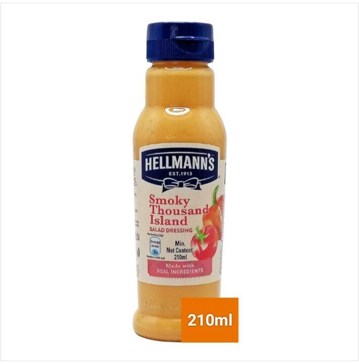 Hellmann's Smoky Thousand Island Dressing 210ml Lazada PH