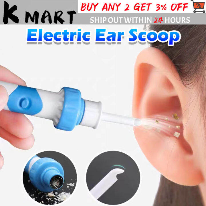 Ear Wax Vacuum Cleaner, New Electric Ear Wax Dirt Remover Cordless Safe ...