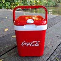 กระติก 2 ลิตร cooler box Coke  . มีหูหิ้ว แข็งแรง ออกแบบเป็น สี่เหลี่ยม