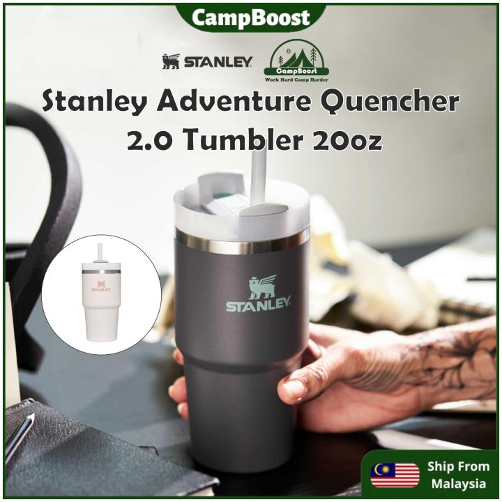 Campboost Stanley Adventure Quencher 20 Tumbler 14oz Double Wall Vacuum Insulation Stainless 