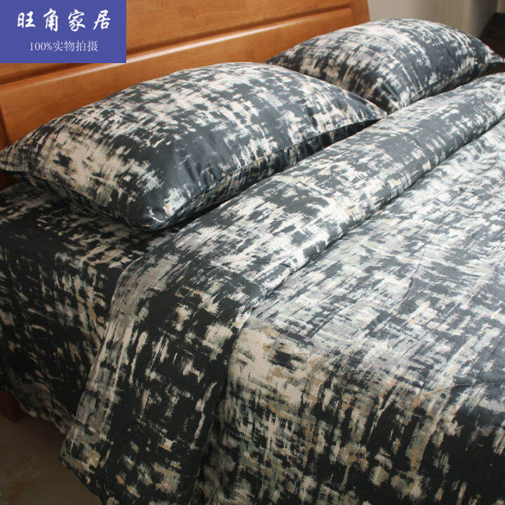 Export Tencel Cotton Quilt Cover Single Double Duvet Cover 2 M Matching