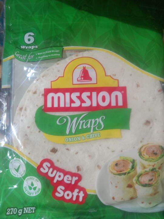 MISSION WRAPS ONIONS & CHIVES 6CT (PHIL) 90589 Lazada PH