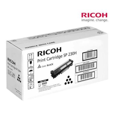 หมึก สีดำ Ricoh SP230H ใช้กับเครื่องพิมพ์ Ricoh SP230DNw / SP230SFNw ปริมาณการพิมพ์ จำนวน 3,000 แผ่น