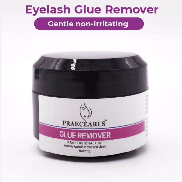 PRAECLARUS Eyelashes Glue Remover Cream 15g Women Professional Fake