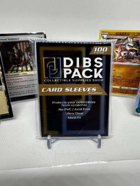 Card penny sleeves 64x89mm perfect fit for MTG, One Piece and Pokemon Lazada PH