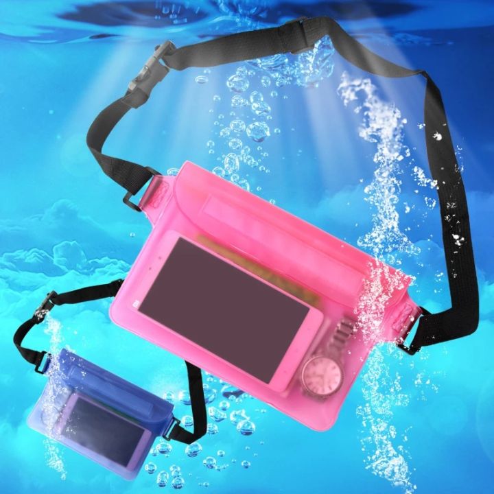 Waterproof Waist Bag Adjustable Strap Swimming Bag Underwater Drift ...