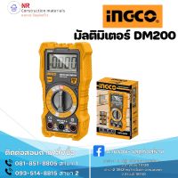 INGCO มิเตอร์วัดไฟดิจิตอล มัลติมิเตอร์ดิจิตอล รุ่นDM200 600 โวลต์