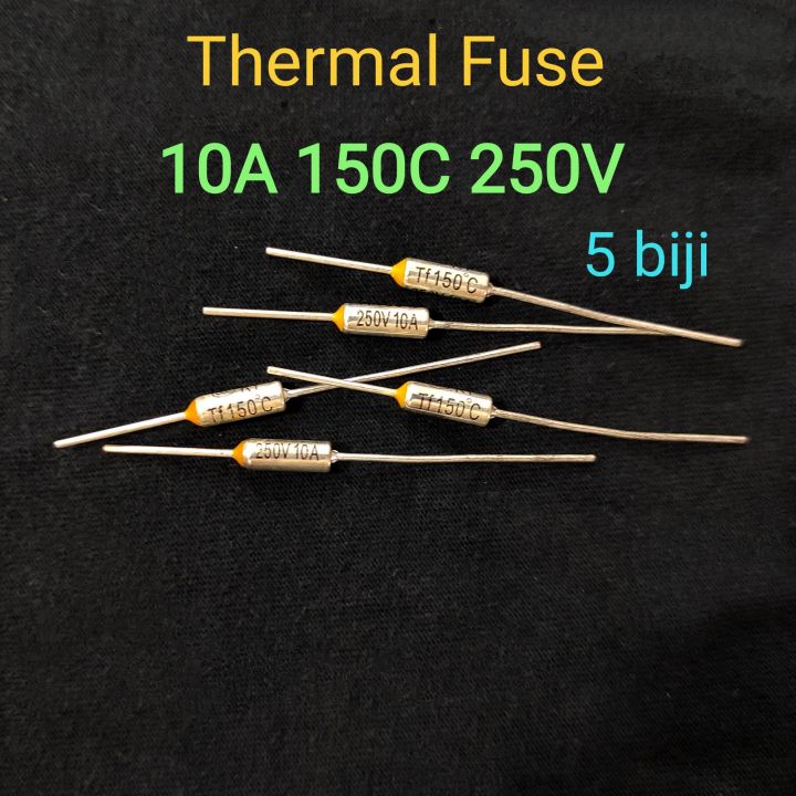 5 Biji 10A 150C 250V Thermal Fuse Rice cooker thermal fuse thermo fuse