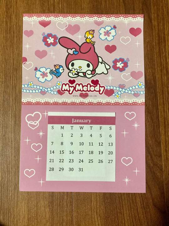 My Melody 2O24 calendar | Lazada PH