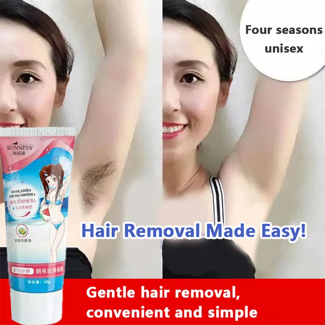 Painless Hair Removal Cream Permanent No Residue Depilatory Cream Men And  Women Leg Hair Arm Hair