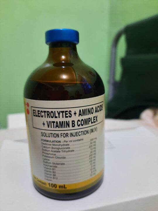 ELECTROLYTES +AMINO ACIDS +VITAMIN B-COMPLEX 100ML | Lazada PH