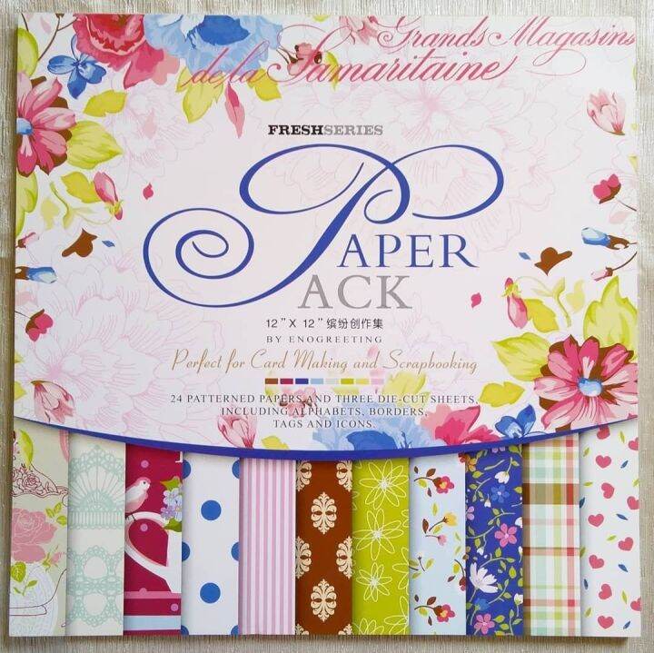 Cardstock Paper Pack 12x12 inches Cardstock 12x12 Inches patterned ...