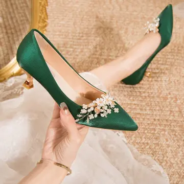 Sage Green Bridal Shoes