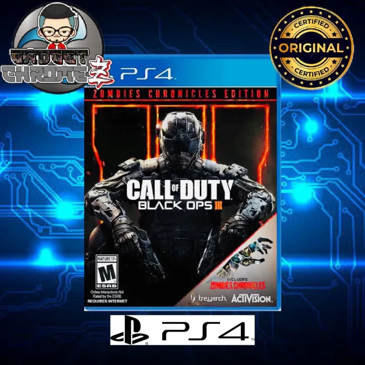 Call Of Duty COD Black Ops 3 Zombies Chronicles Edition PS4 Game