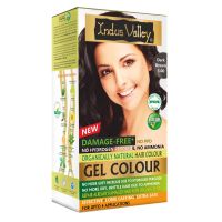 ผลิตภัณฑ์ปิดผมขาว ?INDUS VALLEY DAMAGE FREE GEL COLOUR?  สี Dark Brown (น้ำตาลเข้ม)