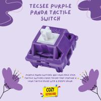 [cozy.keyboard] Tecsee Purple Panda Tactile Switch สวิตช์สองจังหวะ จาก tecsee