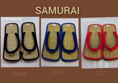 รองเท้าเสื่อกกทรงซามูไร(SAMURAI)คละสี MODEL EXPORT