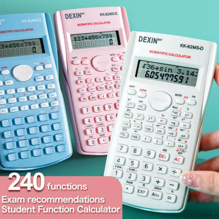 Multifunctional Functions Calculator Portable Exam Functions Vector