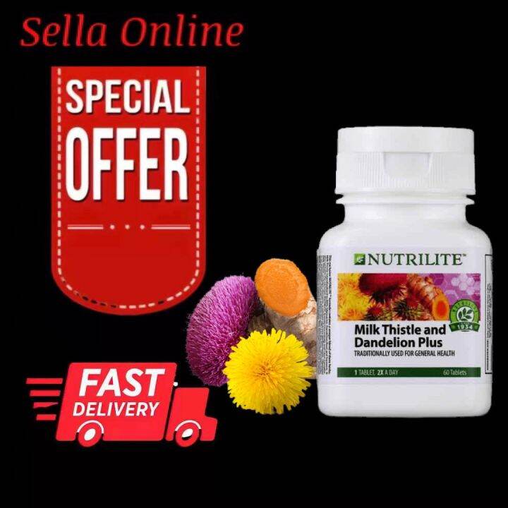 Amway NUTRILITE Milk Thistle And Dandelion Plus 60 Tablets Liver