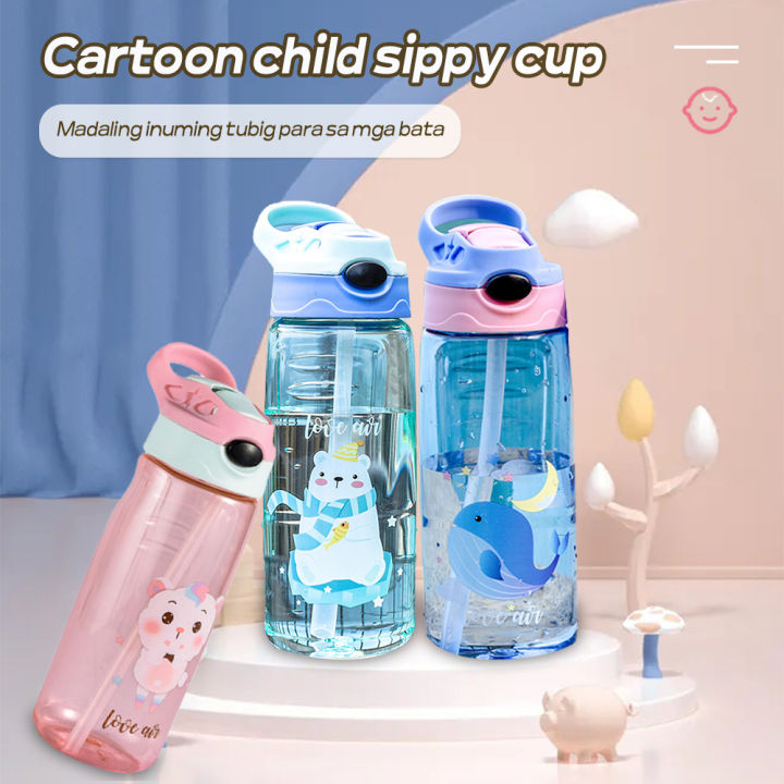 Sippy Cup, 450ml Kids Drink Bottle, Toddler Cup, Leak-proof