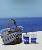 Preorder 〖 Tagi 〗 : New* Wooden Woven Fruit Picnic Basket Bag