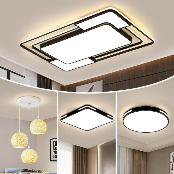 Living Room Lamp LED Ceiling Lamp Bedroom Lighting Combination Whole ...