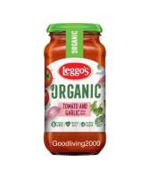 (Free shipping) Leggos Tomato and Garlic Organic Pasta Sauce 500g เลกโกส์ ซอสพาสต้ามะเขือเทศและกระเทียม ออร์แกนิก 500 กรัม