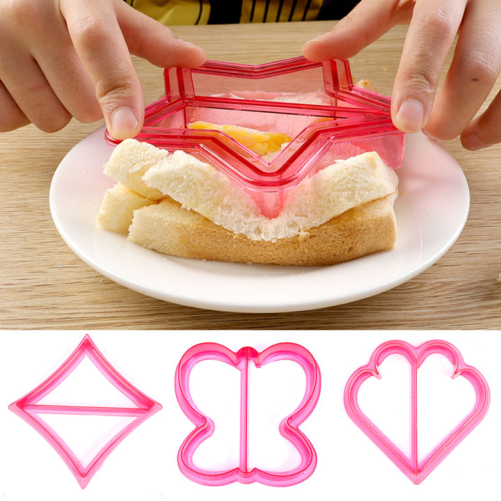 Cartoon Breakfast Sandwich Mold For Making Bread, Cookies, Cake, Diy Baking  Tool