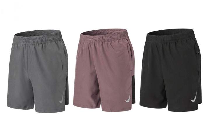 กางเกงกีฬาขาสั้นผู้ชาย-men-s-sports-shorts-pants-d967-breathable-quick-dry-pants