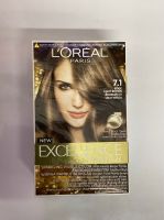 [1กล่อง] L’oreal Paris ลอรีอัล ปารีส เอกซ์เซลเล้นซ์ แฟชั่น ครีมเปลี่ยนสีผม 7.1 (สีบลอนด์เบจประกายหม่น) ครีมย้อมผม ผลิตภัณฑ์เปลี่ยนสีผม