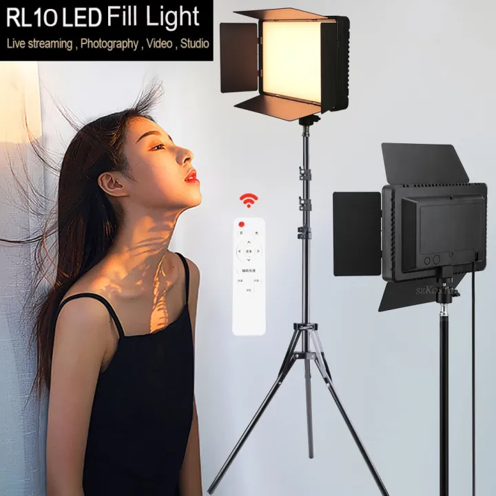 Fill Light 10 Inch LED Video Light Panel Square Diffuse Light with Bracket  Video Light for Live Streaming, Photography and Studio Lighting | Lazada PH