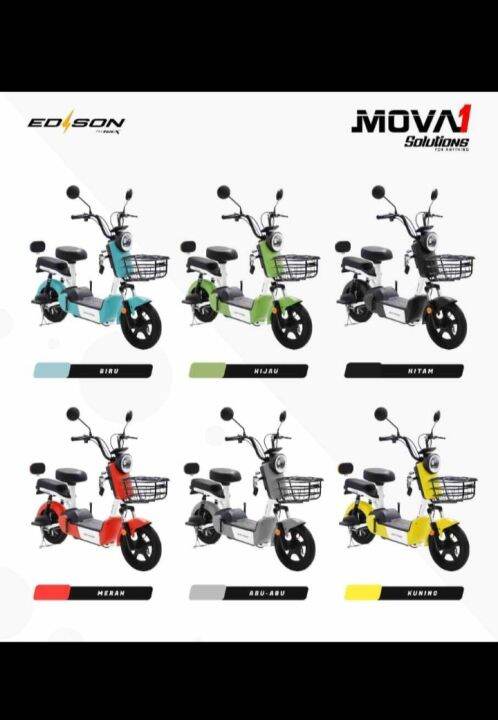 Sepeda Listrik Terbaru E Bike Edison Mova 350 Watt By Trex Sepeda