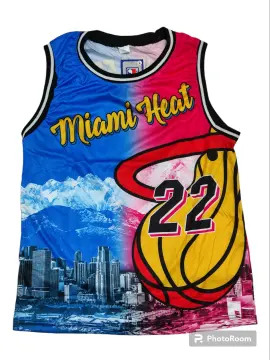 RARE) Miami Heat CALABO Pink Panther South Beach Edition jersey