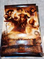 ใบปิดหนังเก่าแท้พิมพ์พร้อมหนังฉายเรื่องผจญภัยล่าโจรสลักสุดขอบฟ้าpirates of the caribbean