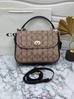 ?ส่งฟรี?กระเป๋าสะพายโคช ✅?% (ภาพถ่ายจากสินค้าจริง) MARLIE TOP HANDLE SATCHEL (C5645)