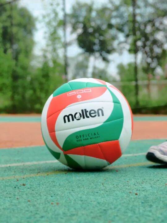 Molten V5M1500 Tricolor Volleyball Size 5 With 18 Panels And PU Leather ...