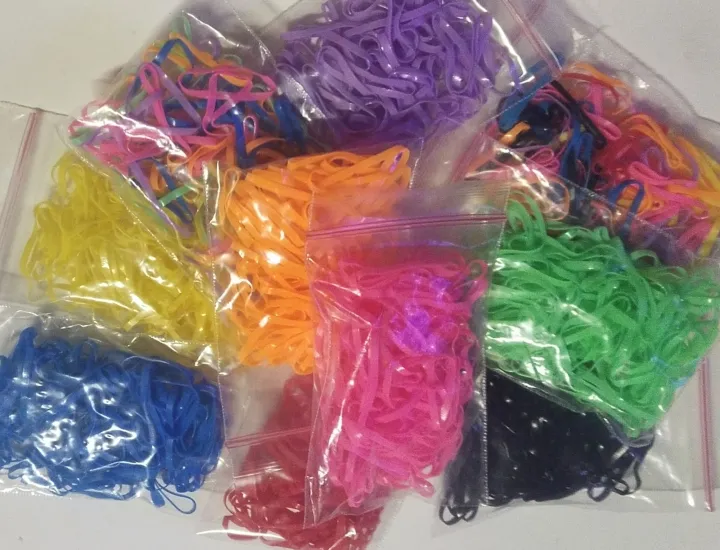 100pcs. Hair Rubber band Lazada PH