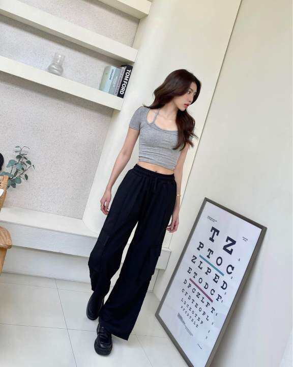 clara-cargo-pant-lc268-กางเกงคาร์โก้