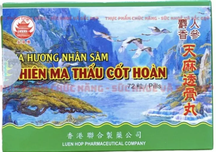 Xạ Hương Nhân Sâm Thiên Ma Thấu Cốt Hoàn có tác dụng gì?
