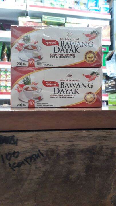 Paket Box Teh Celup Bawang Dayak Isi Sachet Lazada Indonesia